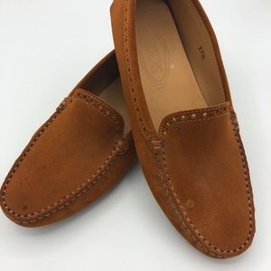 TODS leather drivers